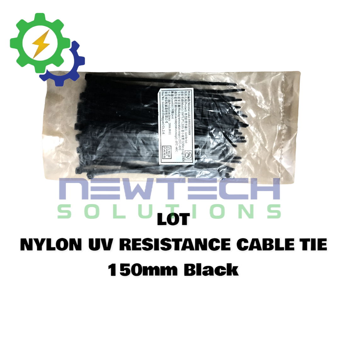 150mm Cable Tie Black